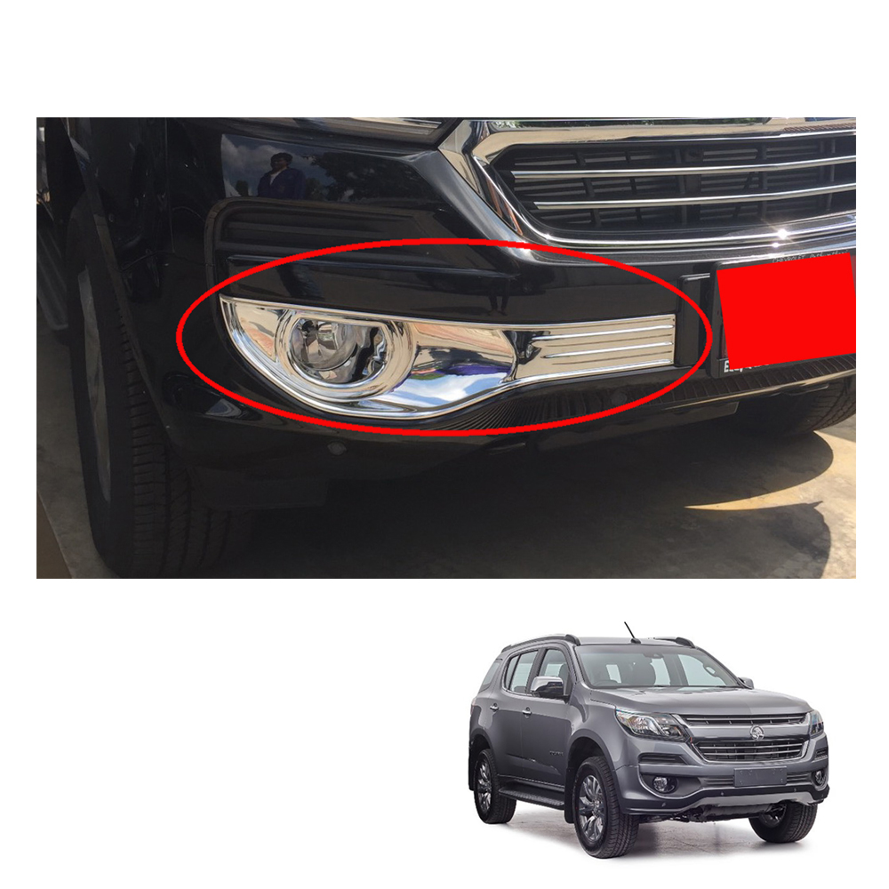 Chrome License Plate Cover Cover Trim 1 PC For Chevrolet Trailblazer 2012-2014