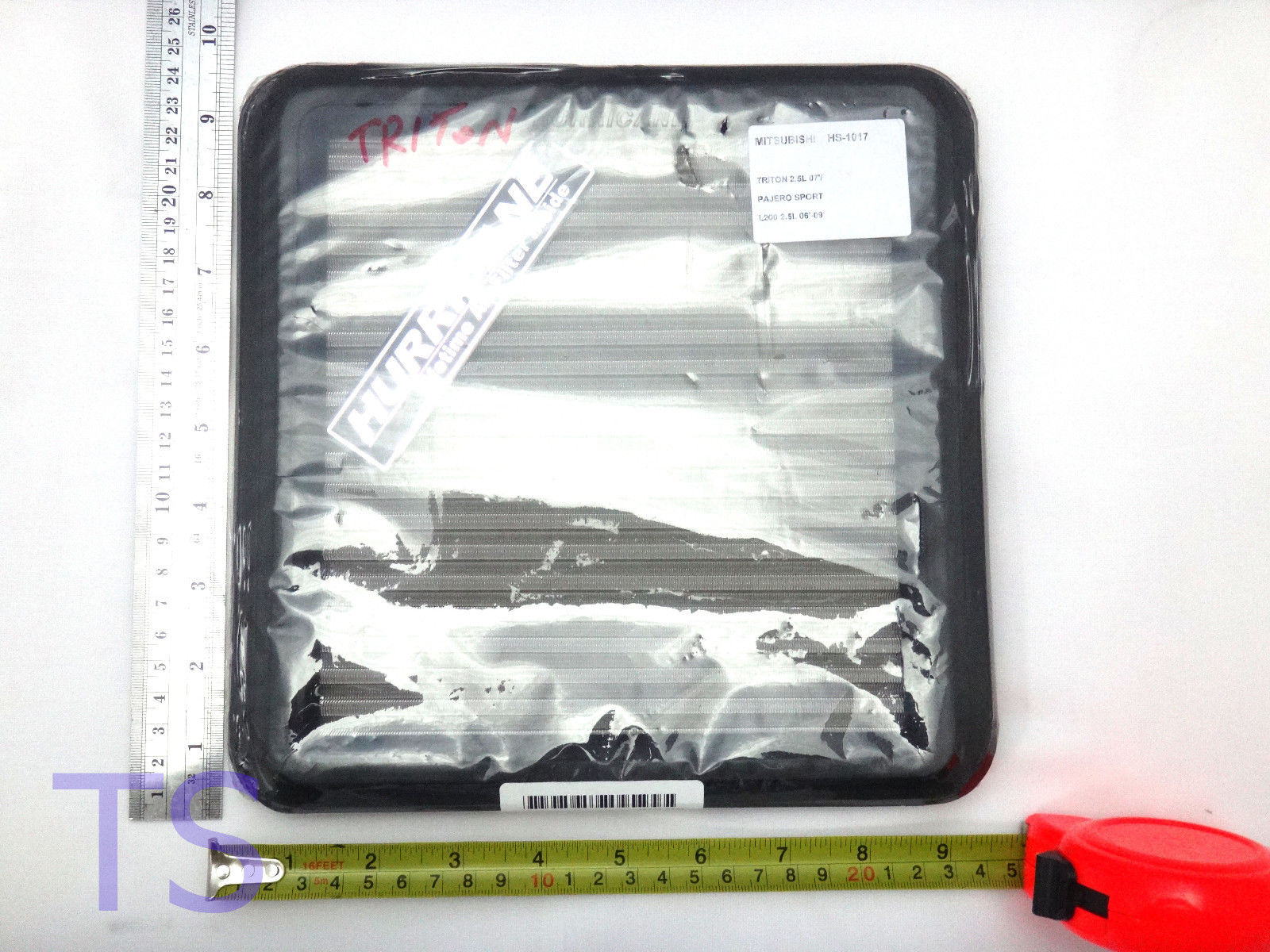 FOR MITSUBISHI MONTERO PAJERO SPORT 2010-/'15 HURRICANE STAINLESS AIR FLOW FILTER