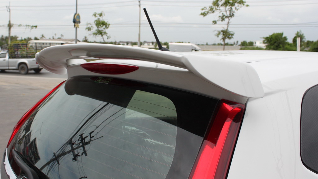 Rear Roof Spoiler Painted Lift Style Trim Fits Honda Jazz Fit GK5 2014 2016  17
