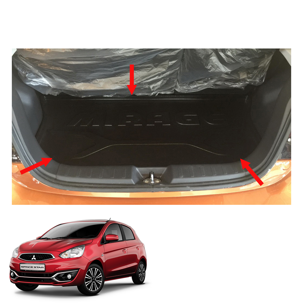 rear cargo trunk tray trim black 1pc to mitsubishi space star mirage 2016 2017 ebay details about rear cargo trunk tray trim black 1pc to mitsubishi space star mirage 2016 2017