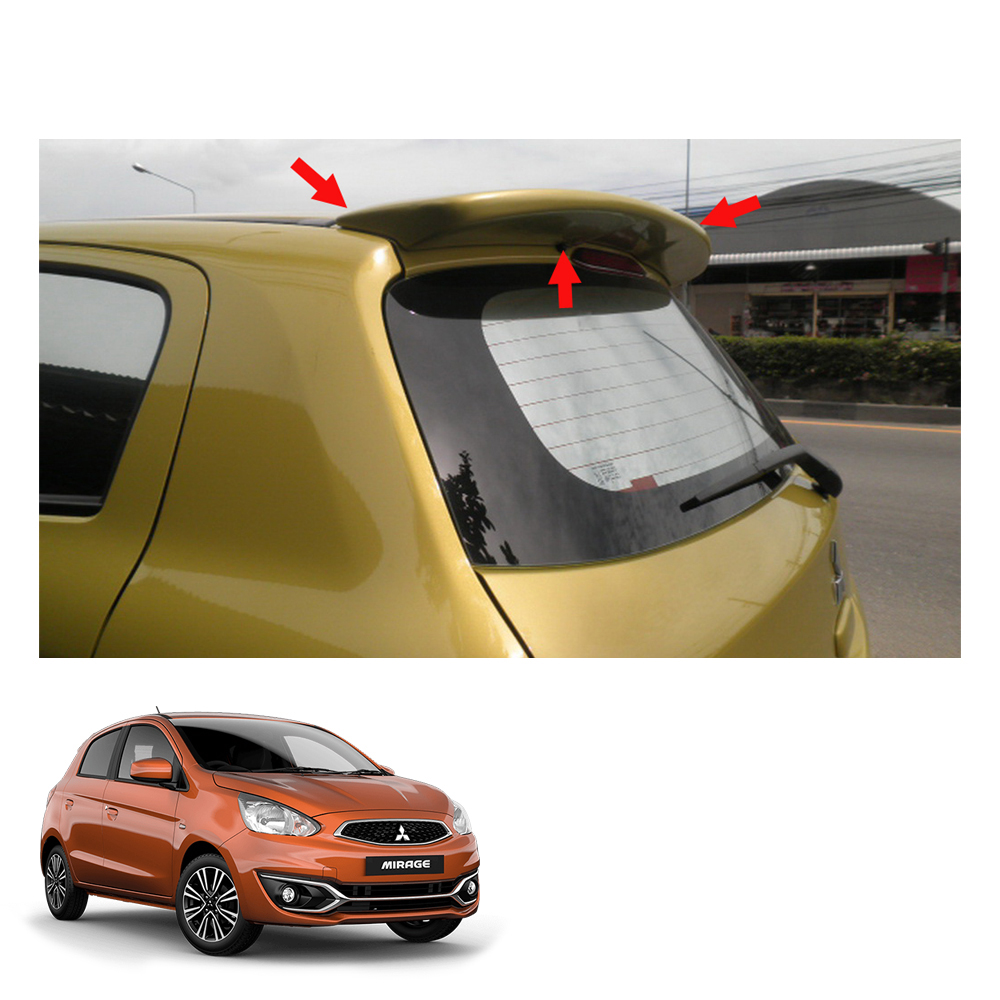 Rear Tailgate Spoiler Painted 1 Pc Fits Mitsubishi Mirage
