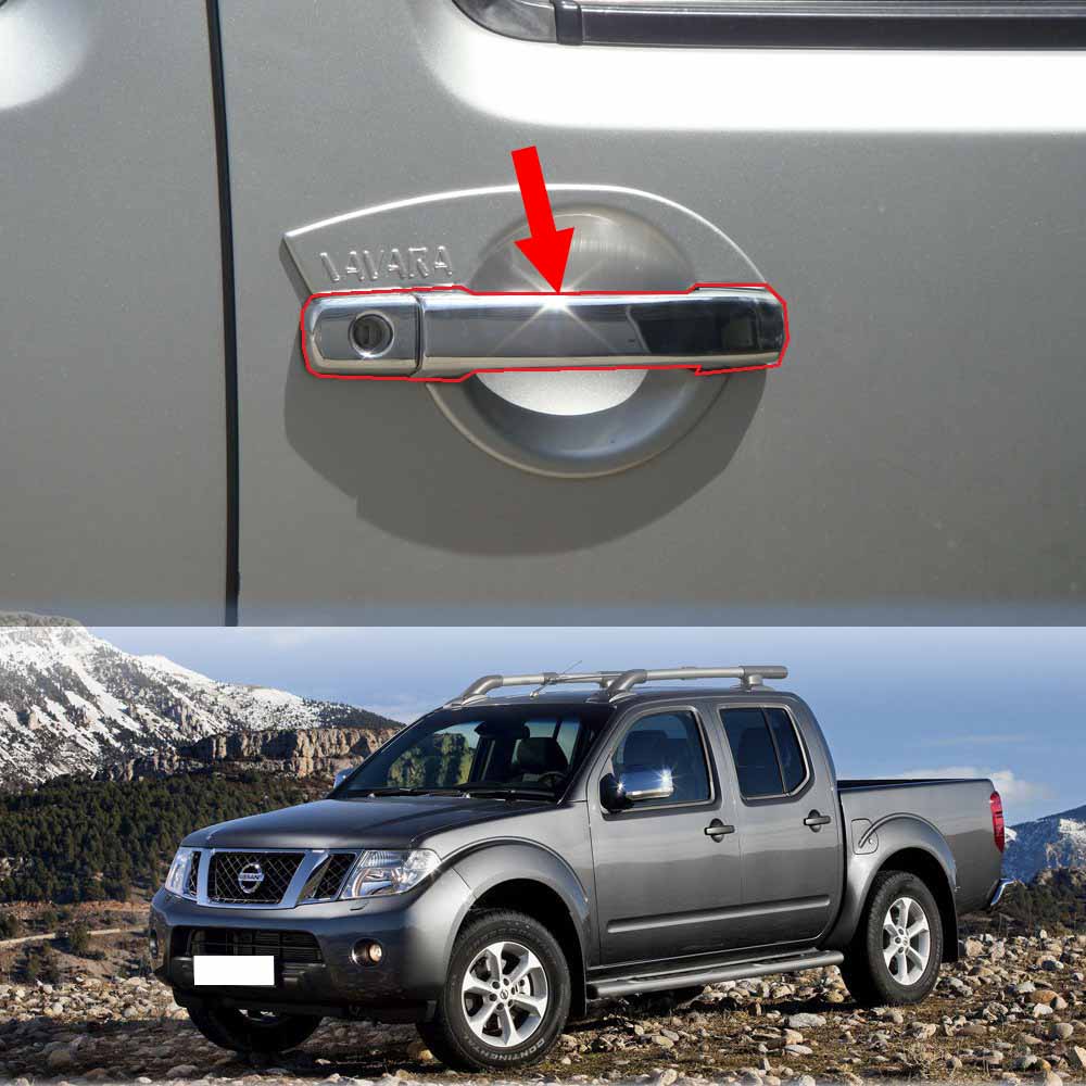 Door Handle Cover Chrome Garnish For Nissan Navara D40 Pickup 2006 2010