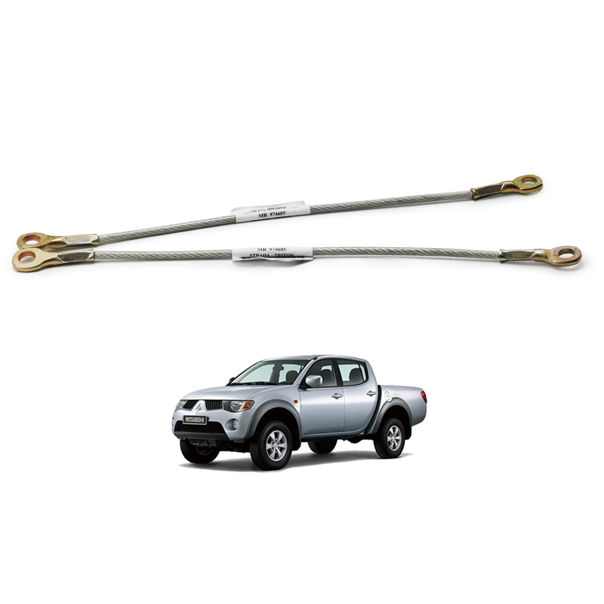 Metal Tailgate Cable Wire For Mitsubishi L200 Stada Triton Pickup 2000 10 12 14 eBay