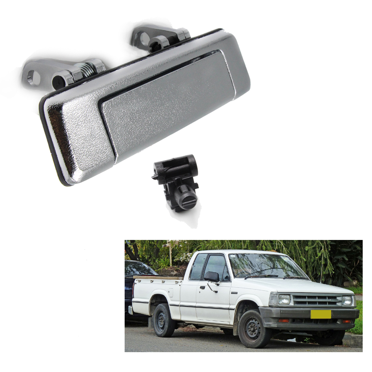 1985-1990 Mazda Magnum B2200 RH Chrome Outer Door Handle Trim