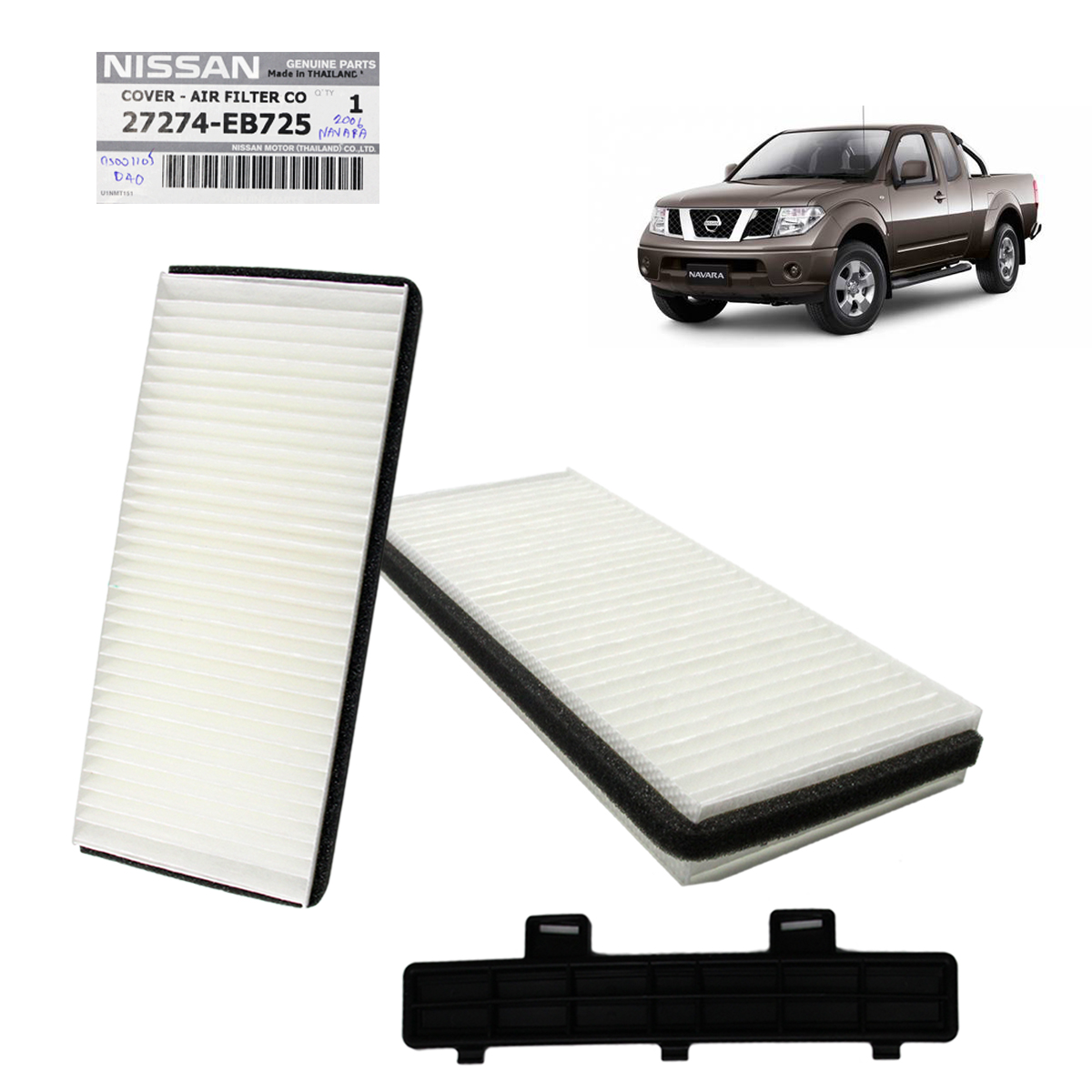 Fits Nissan Navara D40 2006 07 2011 12 13 Genuine Cabin Air Filter