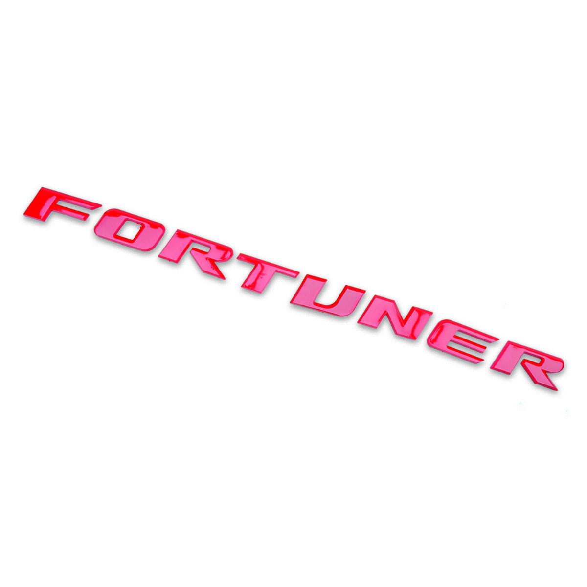Logo Badge Emblem "FORTUNER" Red For Toyota Suv Fortuner 4 Door 2016