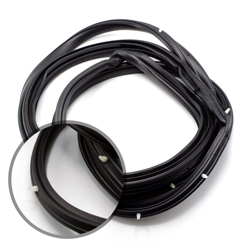 Front Lh+Rh Weatherstrip Door Rubber Seal For Mitsubishi Triton Cab 2Dr