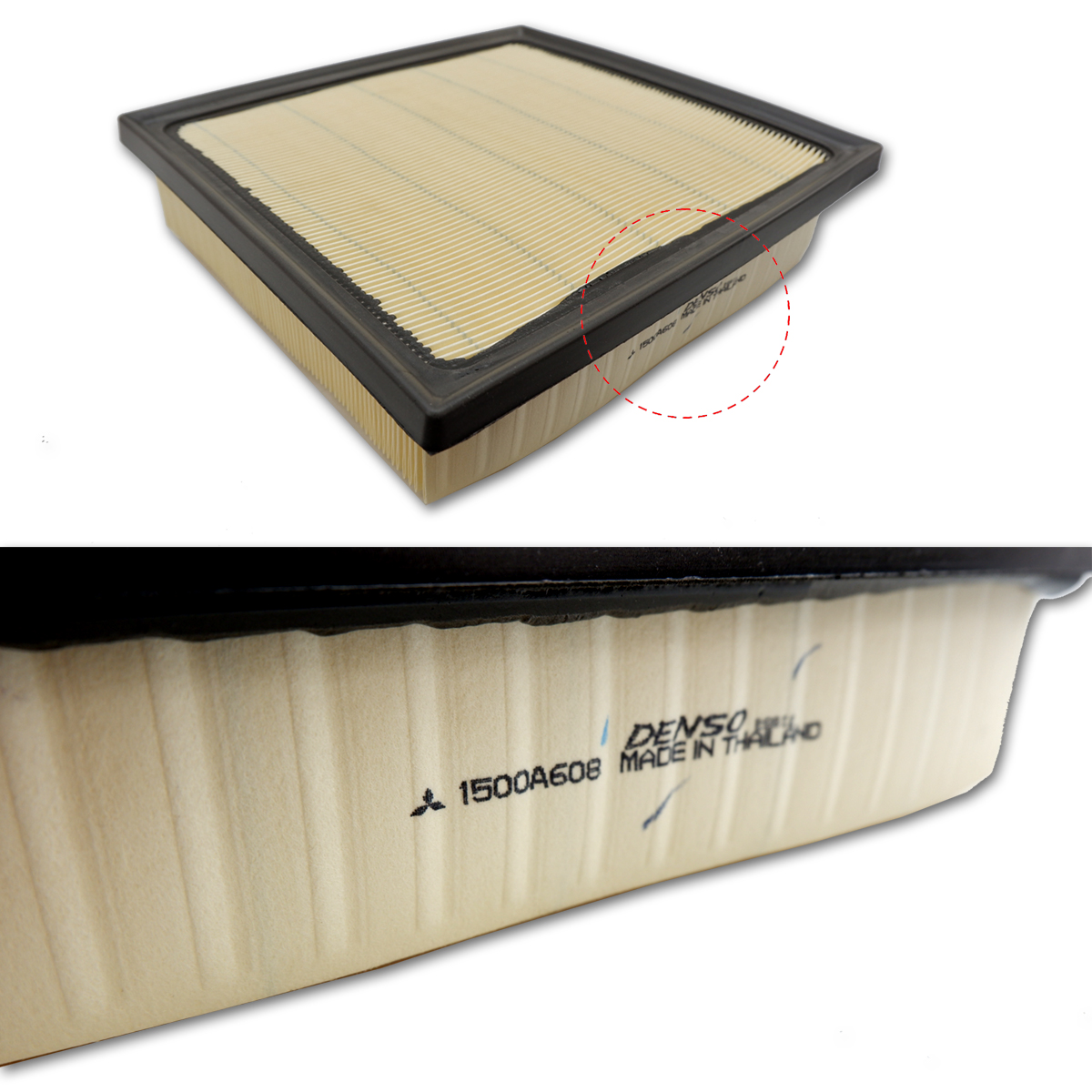 Air Filter White Genuine Fits Mitsubishi L200 Triton Mq 2.4 Diesel 2015