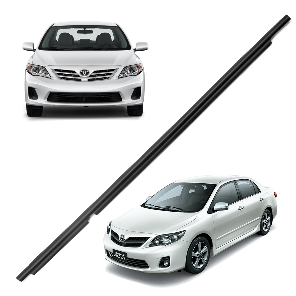 Rear Left Weather Strip Out Door Black For Toyota Corolla Altis Zze141 2008 14 | eBay