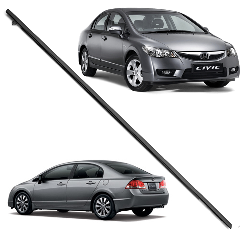 Front Right Weather Strip Out Outer Door Black For Honda Civic Fd 2006