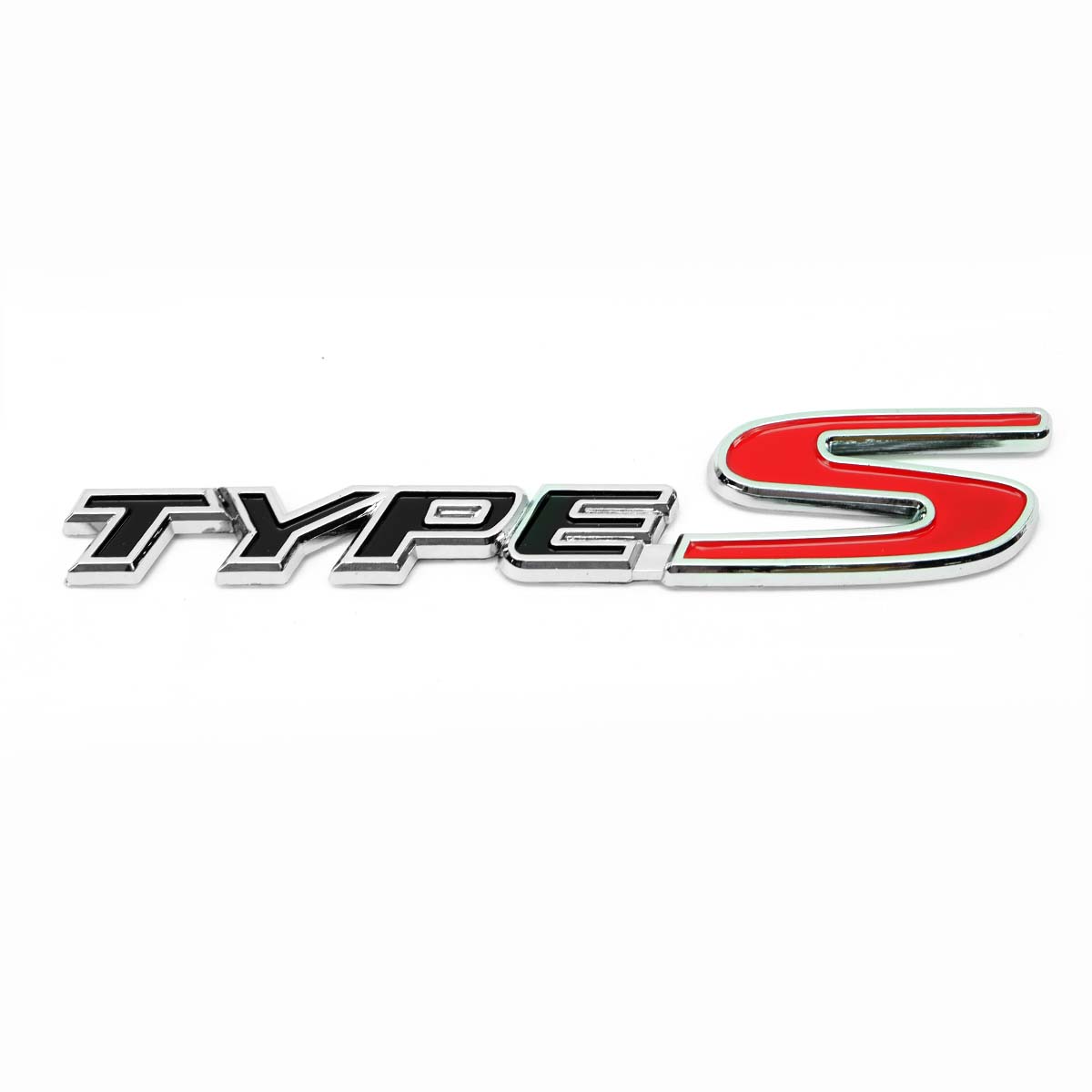Auto Parts And Vehicles Emblem Logo Badge Type S Trim Chrome Red For Honda Civic Accord 00 10 18 Car Truck Emblems