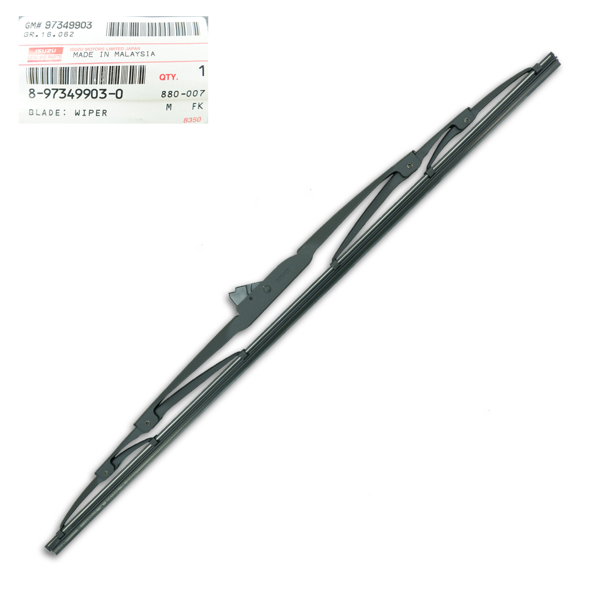 LH Wiper Blade Windshield Genuine Black Fits Isuzu DMax Dmax Pickup
