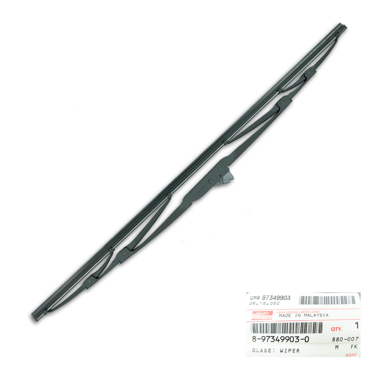 LH Wiper Blade Windshield Genuine Black Fits Isuzu DMax Dmax Pickup