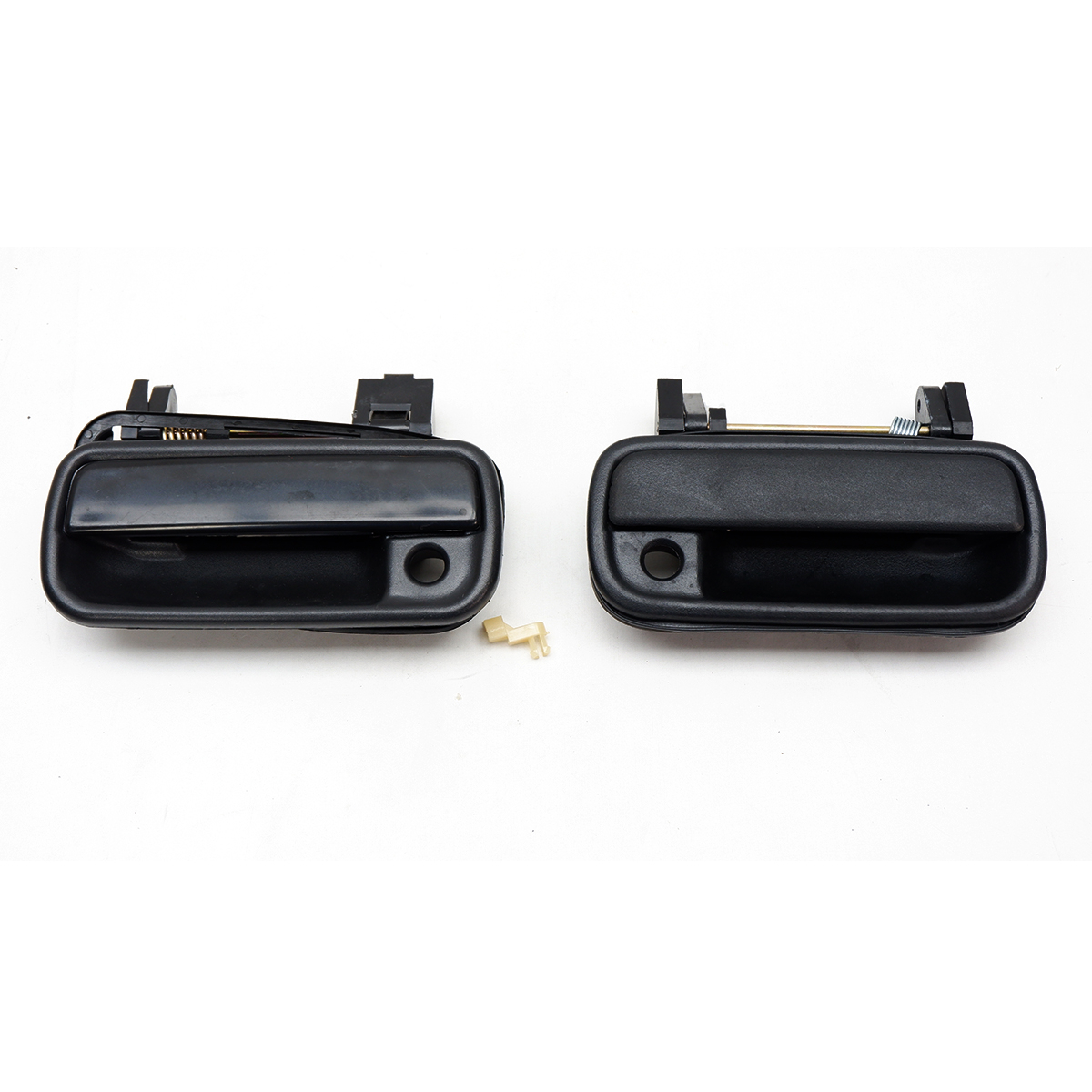 Rear L+R Outer Door Handle Black For Toyota Hilux Tiger Sport Rider 1997 2005