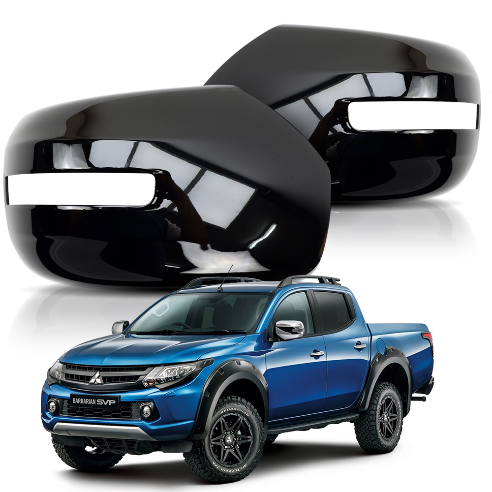thumbnail image 2 of Genuine Mitsubishi L200 Door Mirror Cover – Chrome, Right Side, 2016-2019 (MK5) – OEM 7632C446 2 of 5