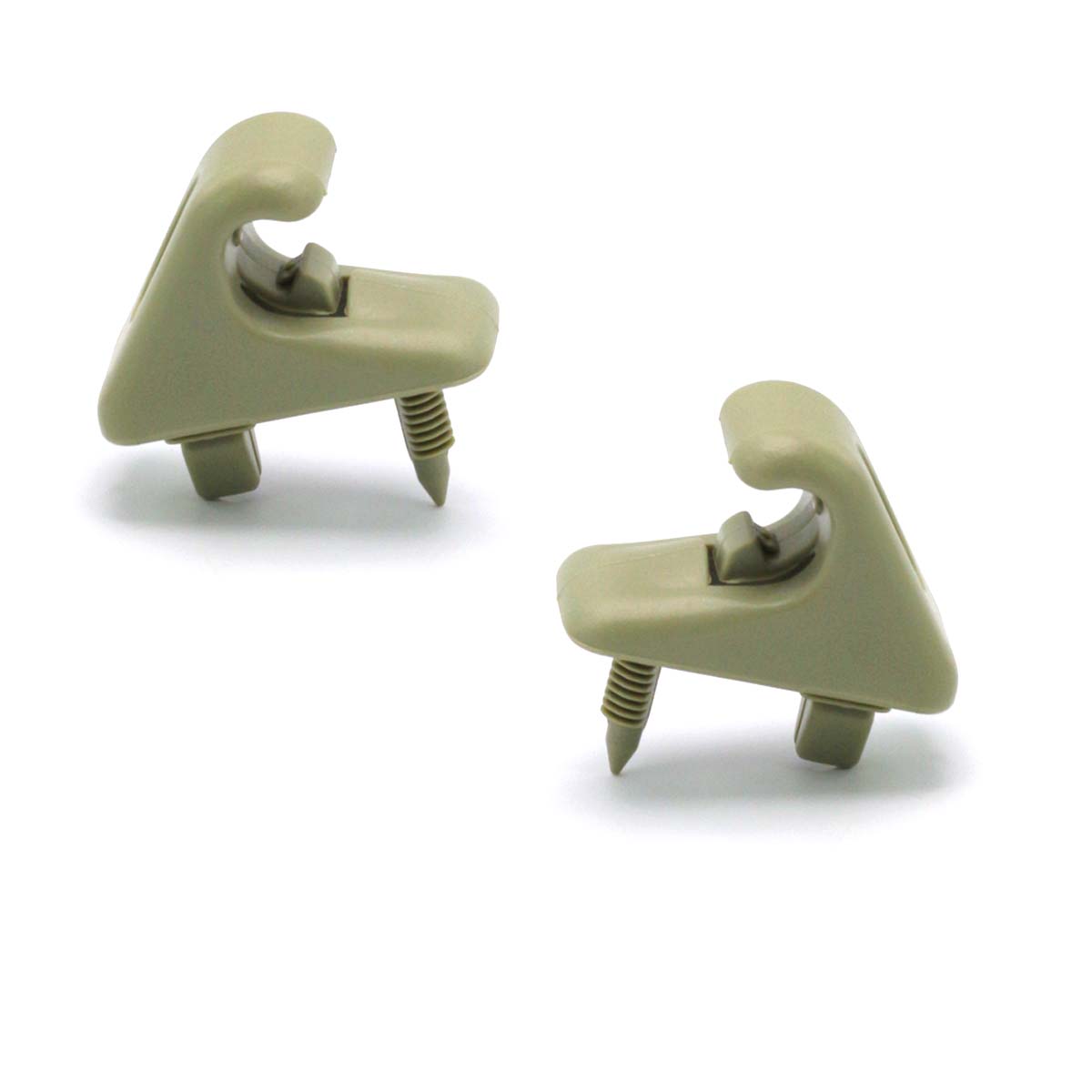 2x Sun visor Holder Clip Plastic Gray For Toyota Hilux Vigo Sr5 Mk6