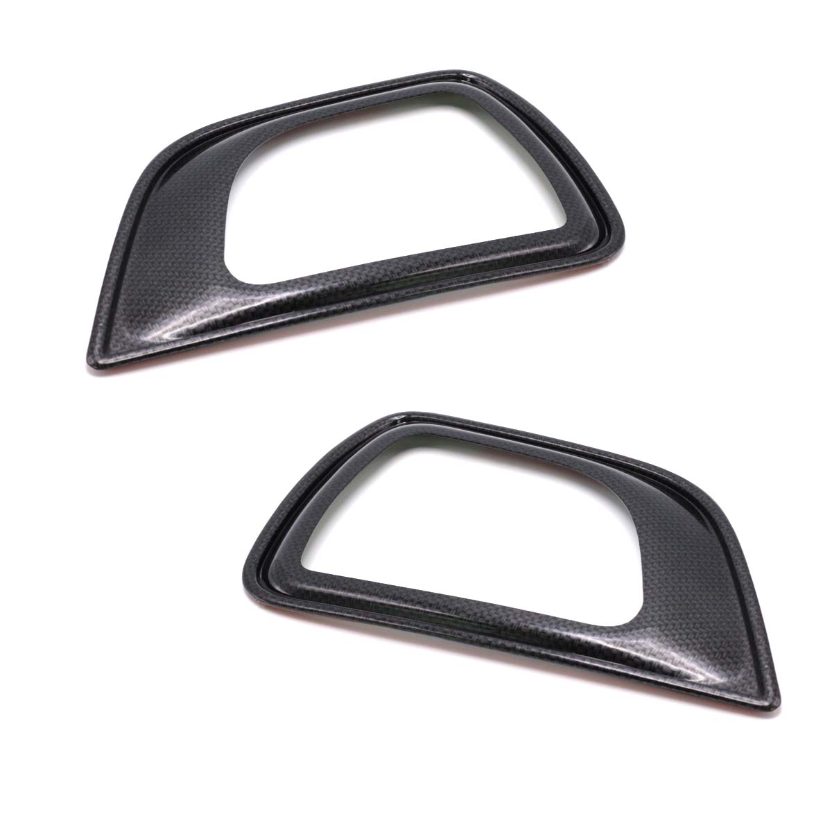 Spot Light Fog Lamp Cover Black Carbon Film For Nissan NP300 D23 2015 2018