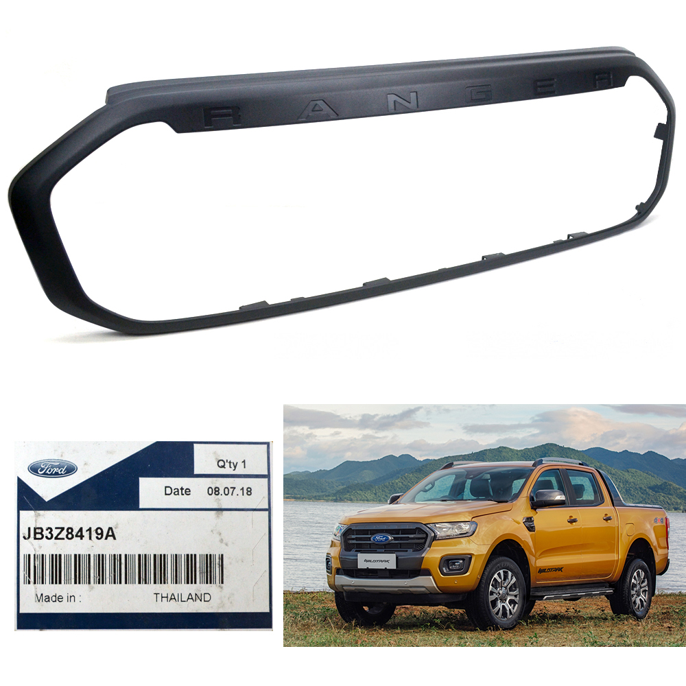 Details About Frame Grille Matte Black For Ford Ranger Xlt Wildtrak Facelift 2018 2019