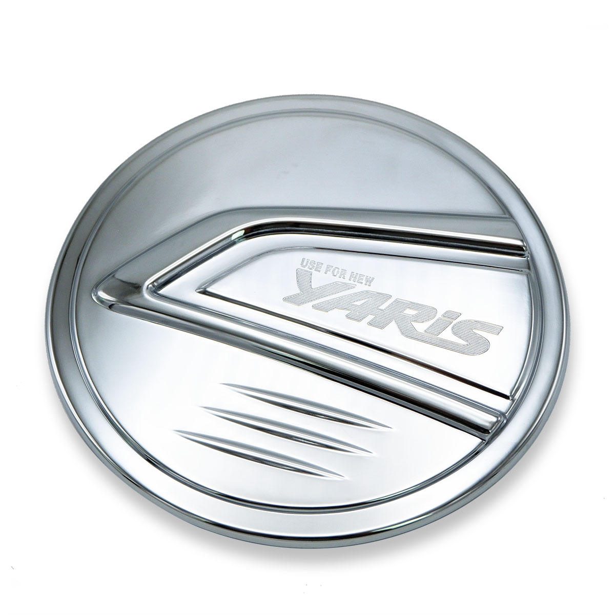 Fuel Oil Tank Cap Cover Chrome For Toyota Yaris Ativ Hatchback 5Dr 2017