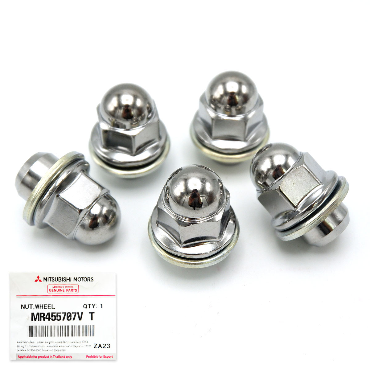 Set Tire Wheel Nut Trim Silver Fits Mitsubishi L200 Triton 2006 2008