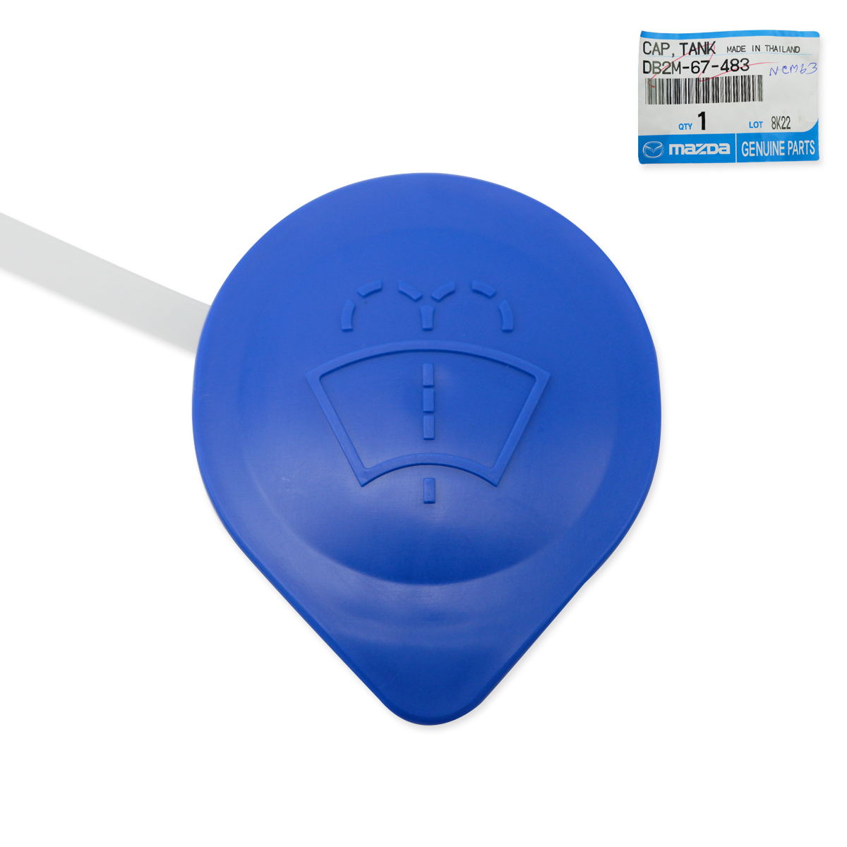 Genuine Windshield Washer Fluid Tank Bottle Cap Blue For Mazda Mazda2