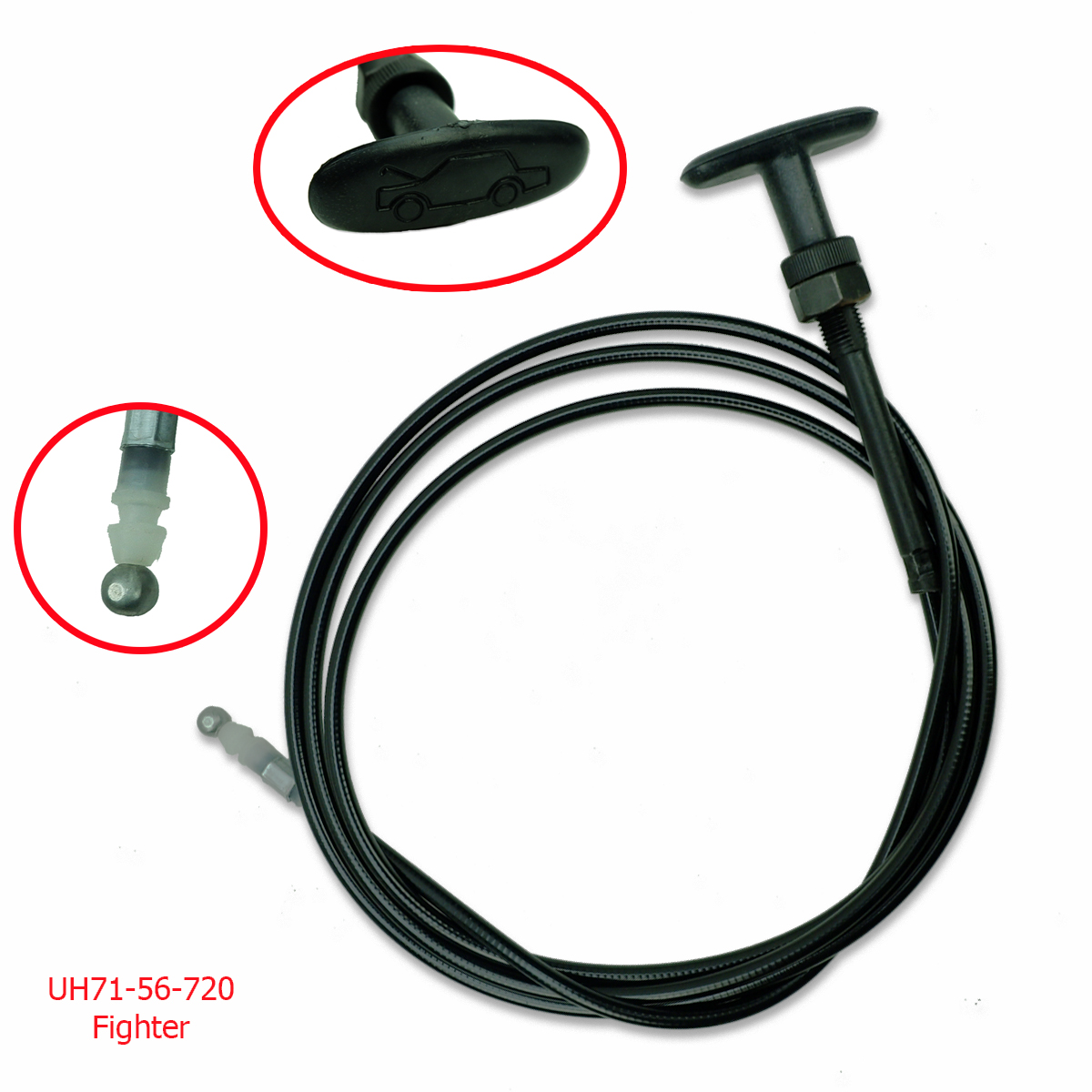 Hood Lock Release Control Cable Black For Mazda Fighter 1998 2006 eBay