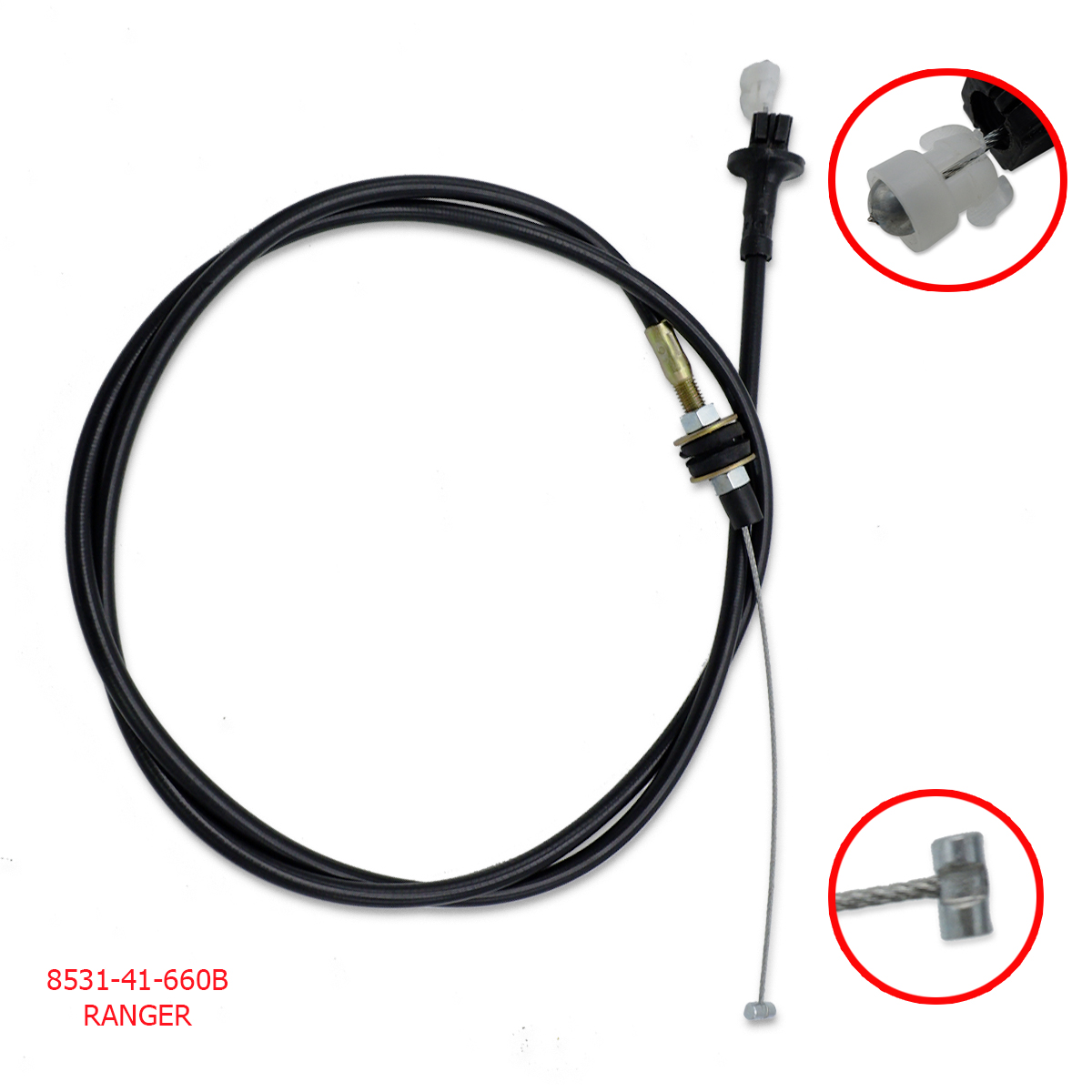 Fits Ford Ranger Pickup 1998 99 00 Accelerator Throttle Cable Black eBay