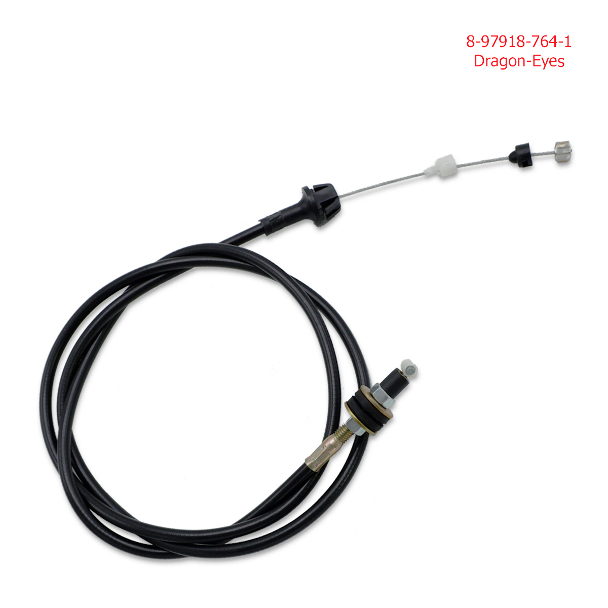 とらじろう Accelerator Throttle Cable Black For Isuzu Dragon-Eyes 1997