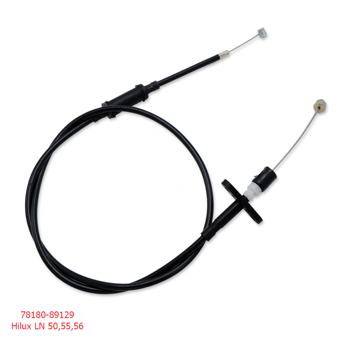 Accelerator Throttle Cable Black For Toyota Hilux LN 50,55,56 1983