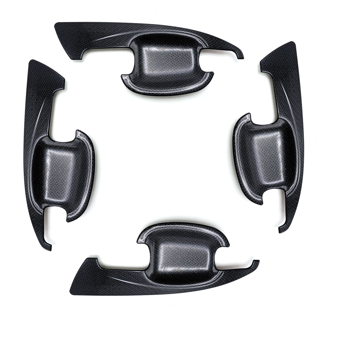 Bowl Insert Handle Cover Carbon Black Fits Chevrolet Colorado Z71 4x2 2012 19 - Imagen 2 de 8