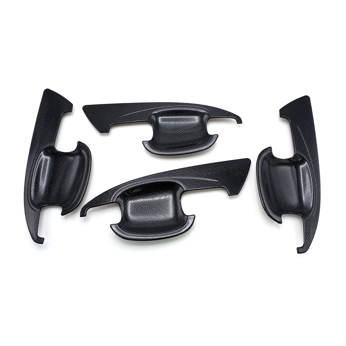 Bowl Insert Handle Cover Carbon Black Fits Chevrolet Colorado Z71 4x2 2012 19 - Imagen 4 de 8