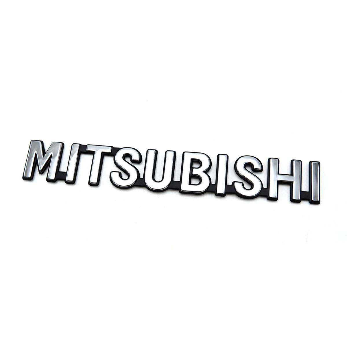 Rear Logo "MITSUBISHI" Emblem Genuine Chrome Fits Mitsubishi Lancer