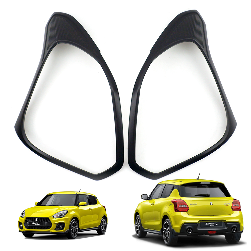 Fits Suzuki Swift Hatchback 2018 19 Tail Lamp Lights Cover Matte Black