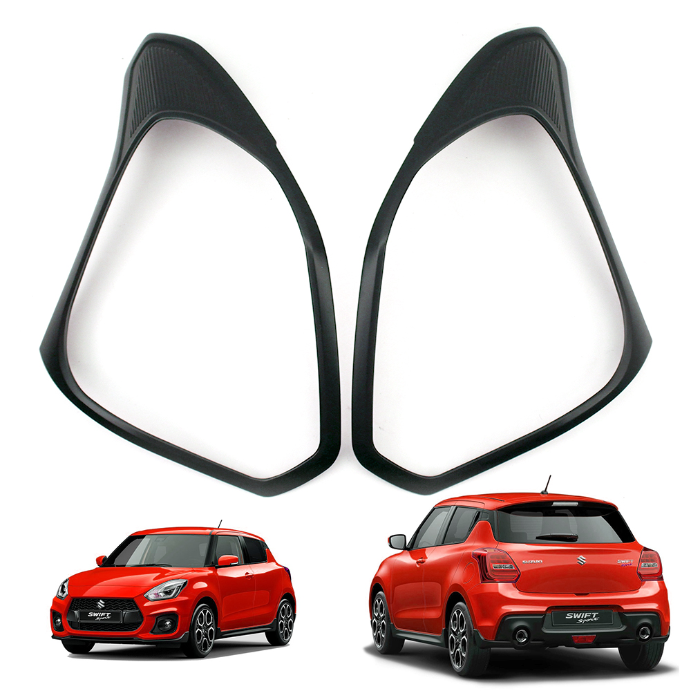 Fits Suzuki Swift Hatchback 2018 19 Tail Lamp Lights Cover Matte Black