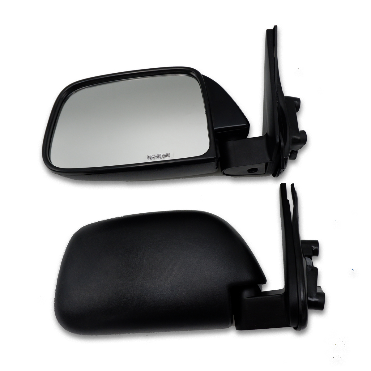 Pair Exterior View Side Door Mirror Black For Toyota Hilux MightyX