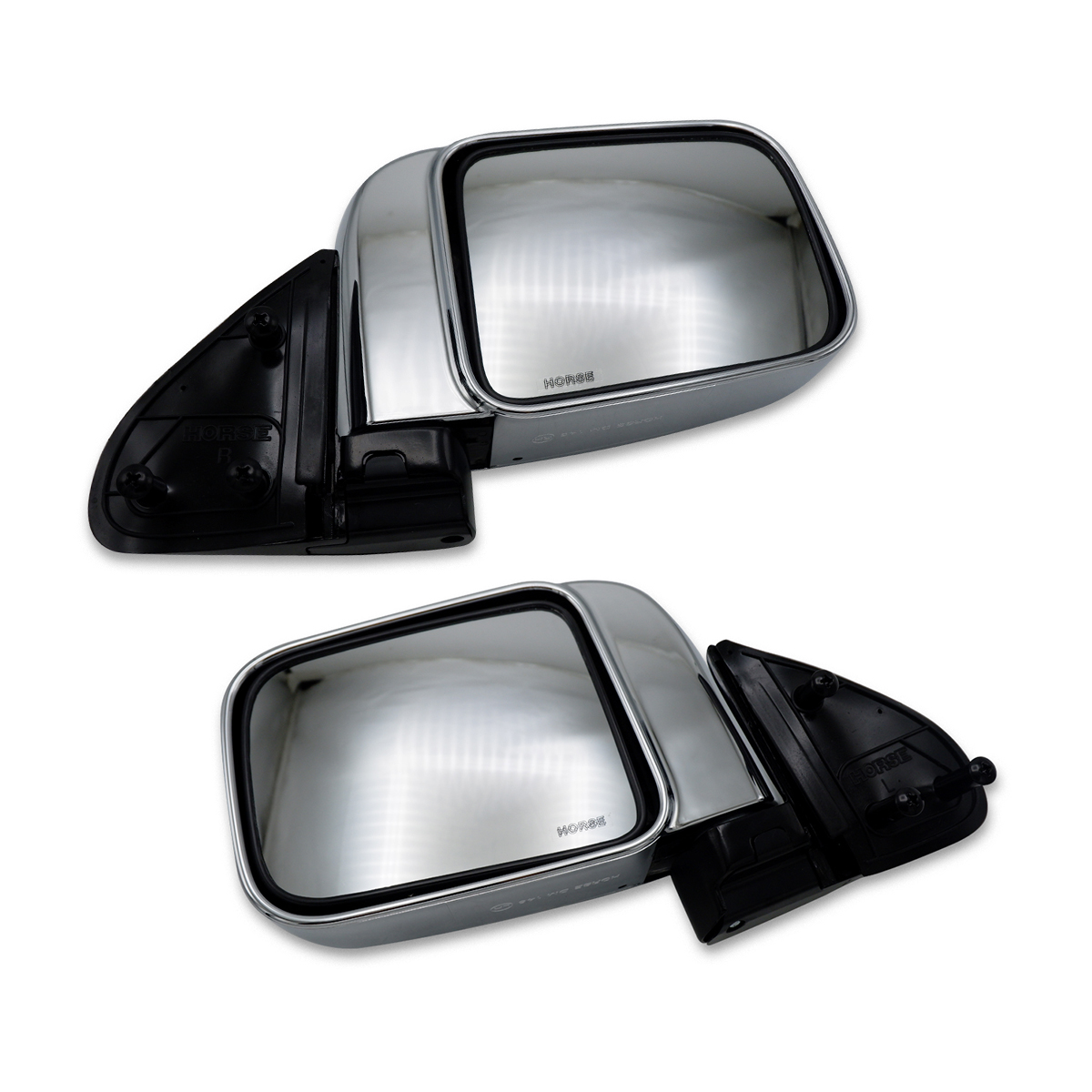 Lh+Rh Manual Side Mirror Chrome For Nissan D21 BigM D22 1986 1997, 1980 1986 eBay