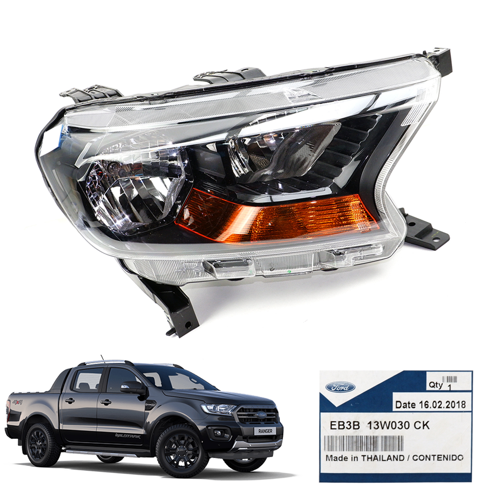 Details About Rh Genuine Heal Lamp Light Black Orange For Ford Ranger Xlt 22 32 2015 2019