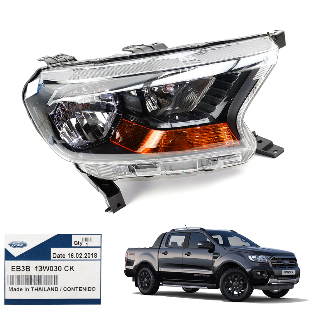 Details About Rh Genuine Heal Lamp Light Black Orange For Ford Ranger Xlt 22 32 2015 2019