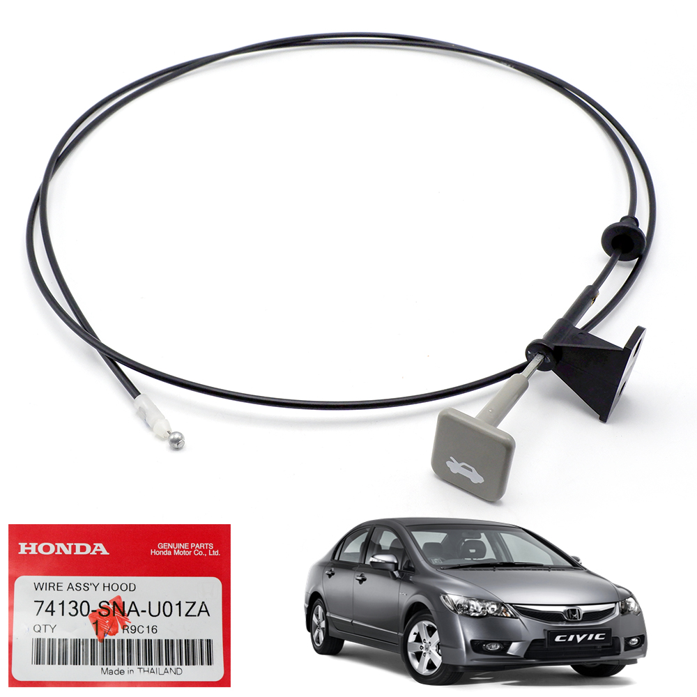 Wire Hood Bonnet Lock Release Cable Fits Honda Civic FB 2006