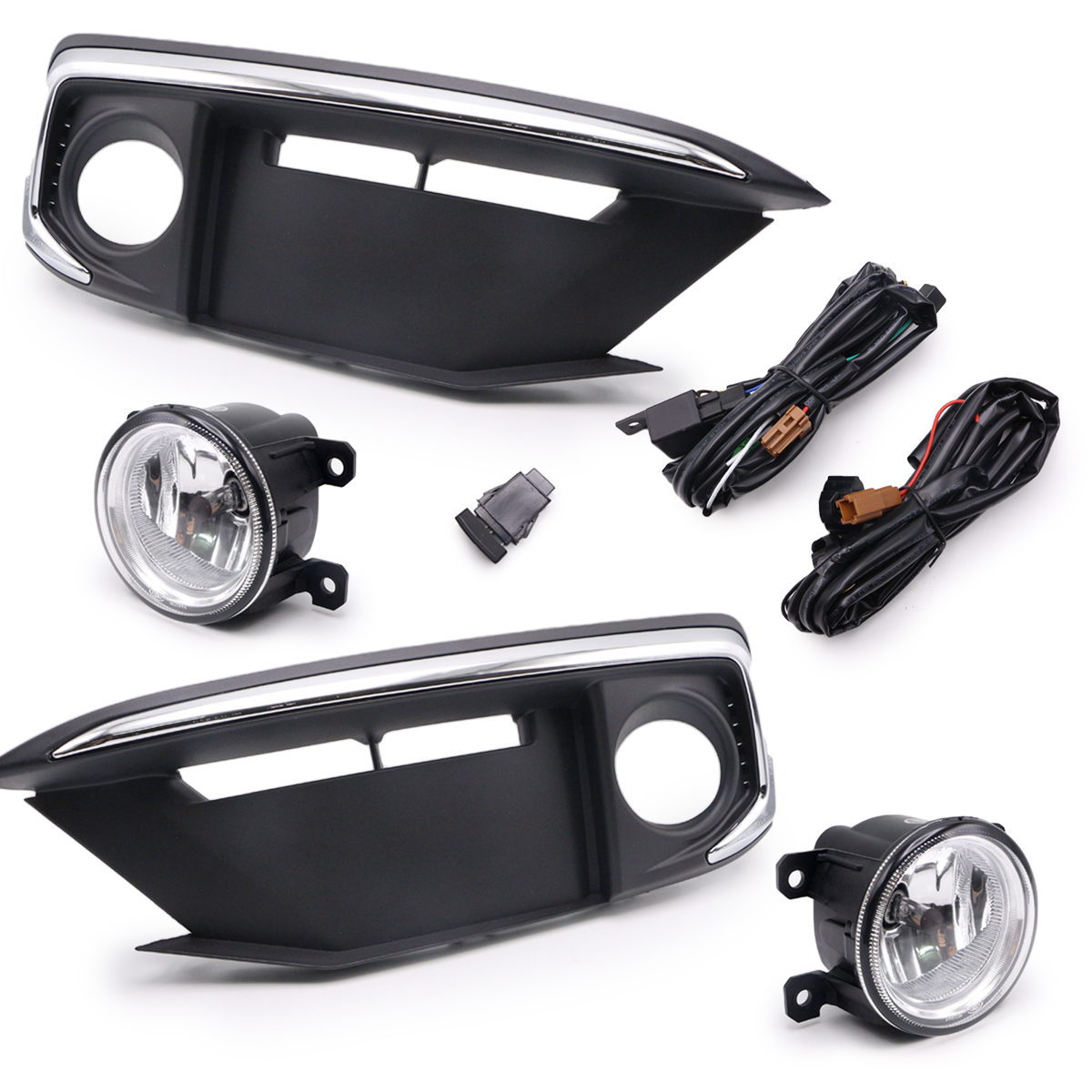 Set Kits Fog Lamp Spot Lights H8 12V 35W For Honda Civic FC Sedan '19 ...