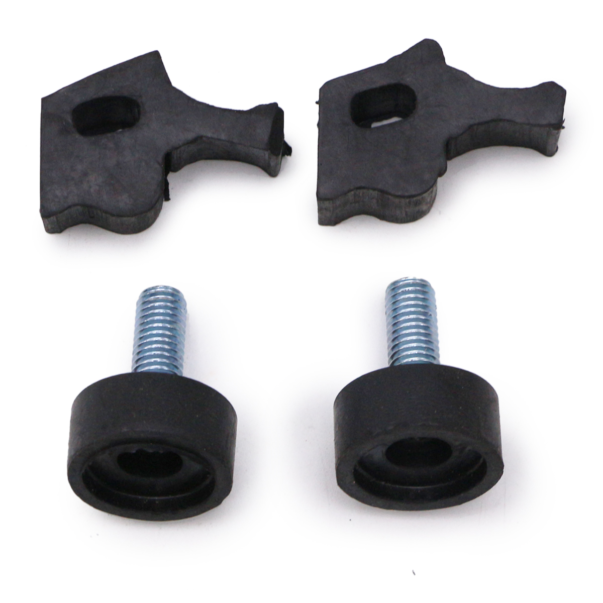 thumbnail image 2 of Black Adjustable Hood Bumper Bonnet Rubber Stop Set For Nissan Big M E24 1994-1997 2 of 5
