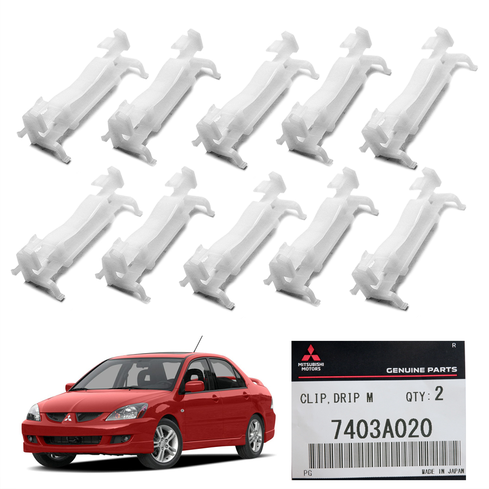 10x Roof Moulding Drip Rail Clip Fits Mitsubishi Lancer 2004 2014 eBay