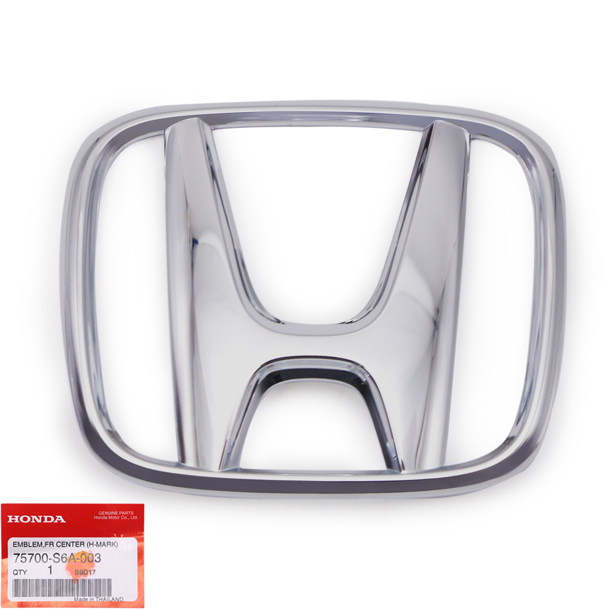 Front Emblem Logo Genuines Decal For Honda Jazz Hatchback '03-'06 Civic