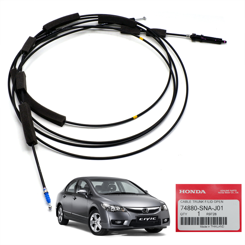 Lid Open Trunk / Fuel Gas Door Release Cable For Honda Civic FD Sedan