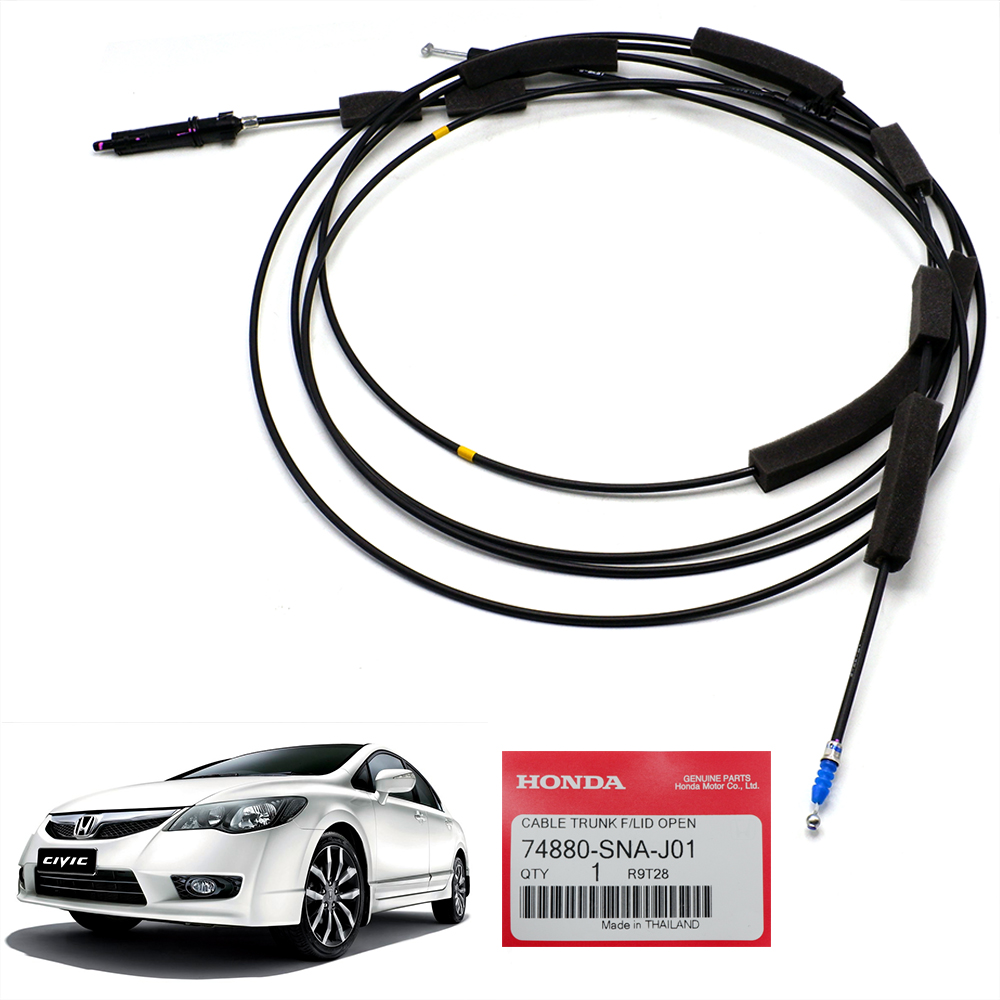 LID OPEN TRUNK / Fuel Gas Door Release Cable For Honda Civic FD Sedan