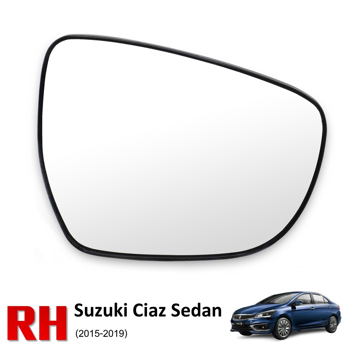 ciaz rear view mirror