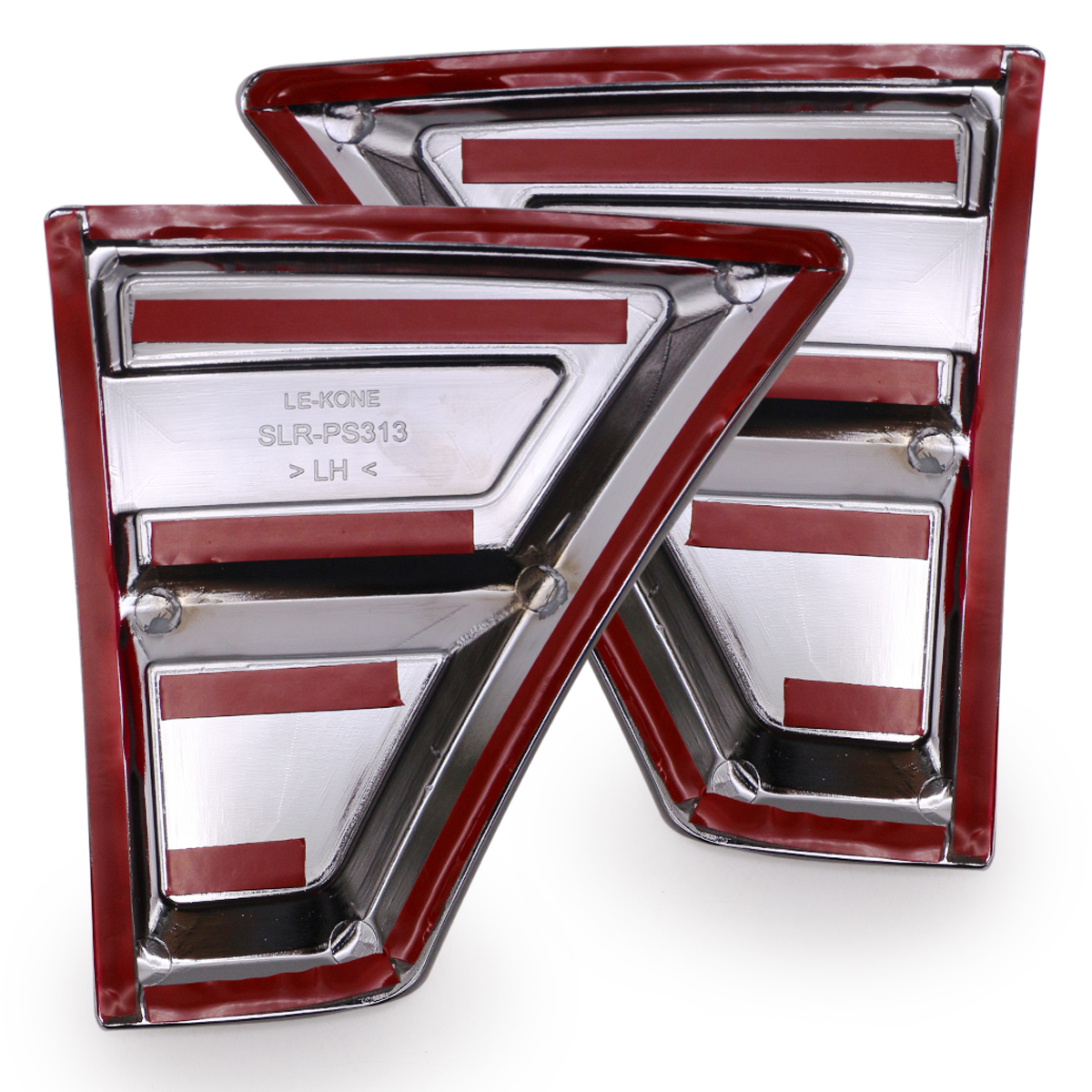 Chrome Black Door Side Vent Trim L + R For Isuzu Mu-X SUV 2WD 4WD