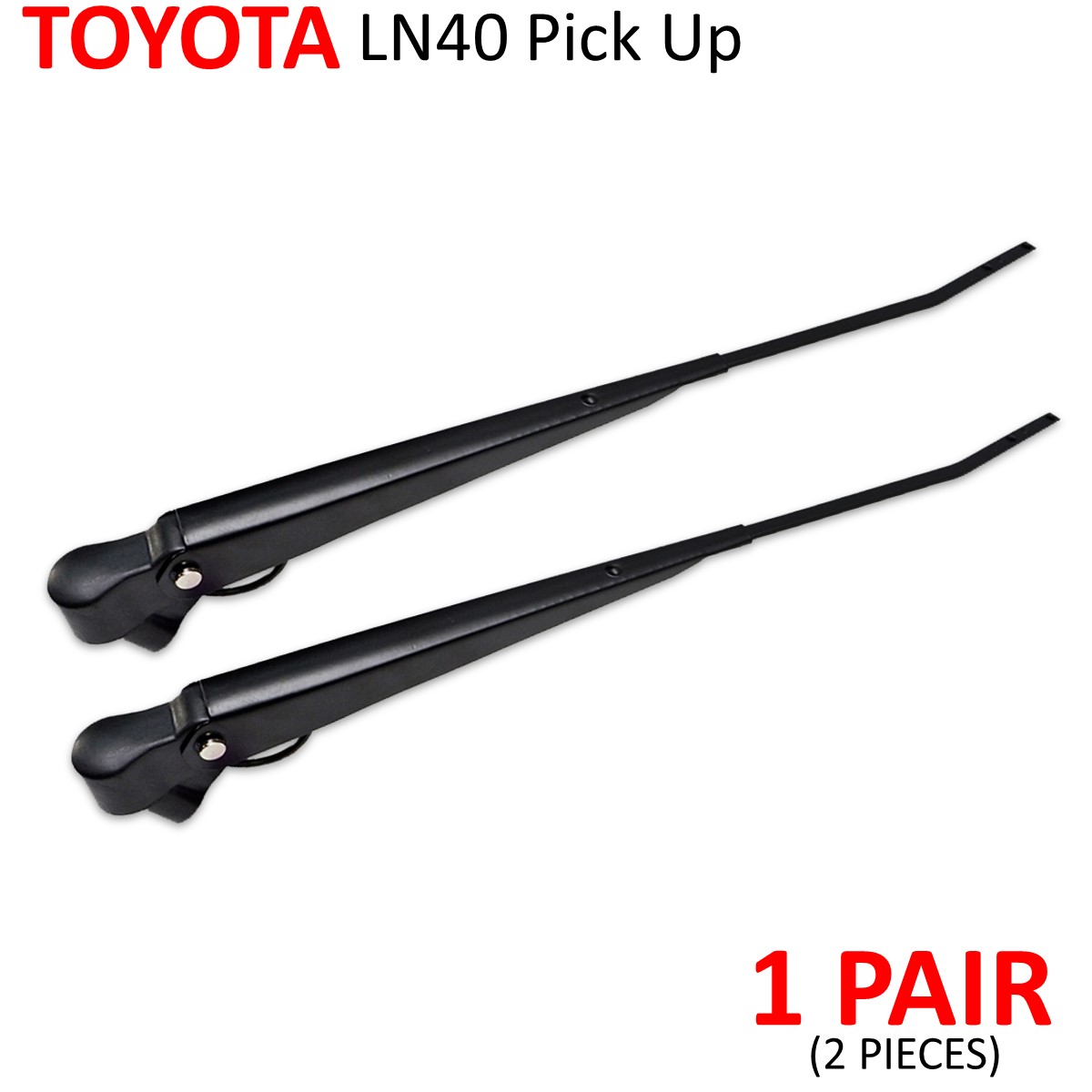 Lh+Rh Metal Windshield Wiper Arms Assembly Fits Toyota LN40 Pick Up