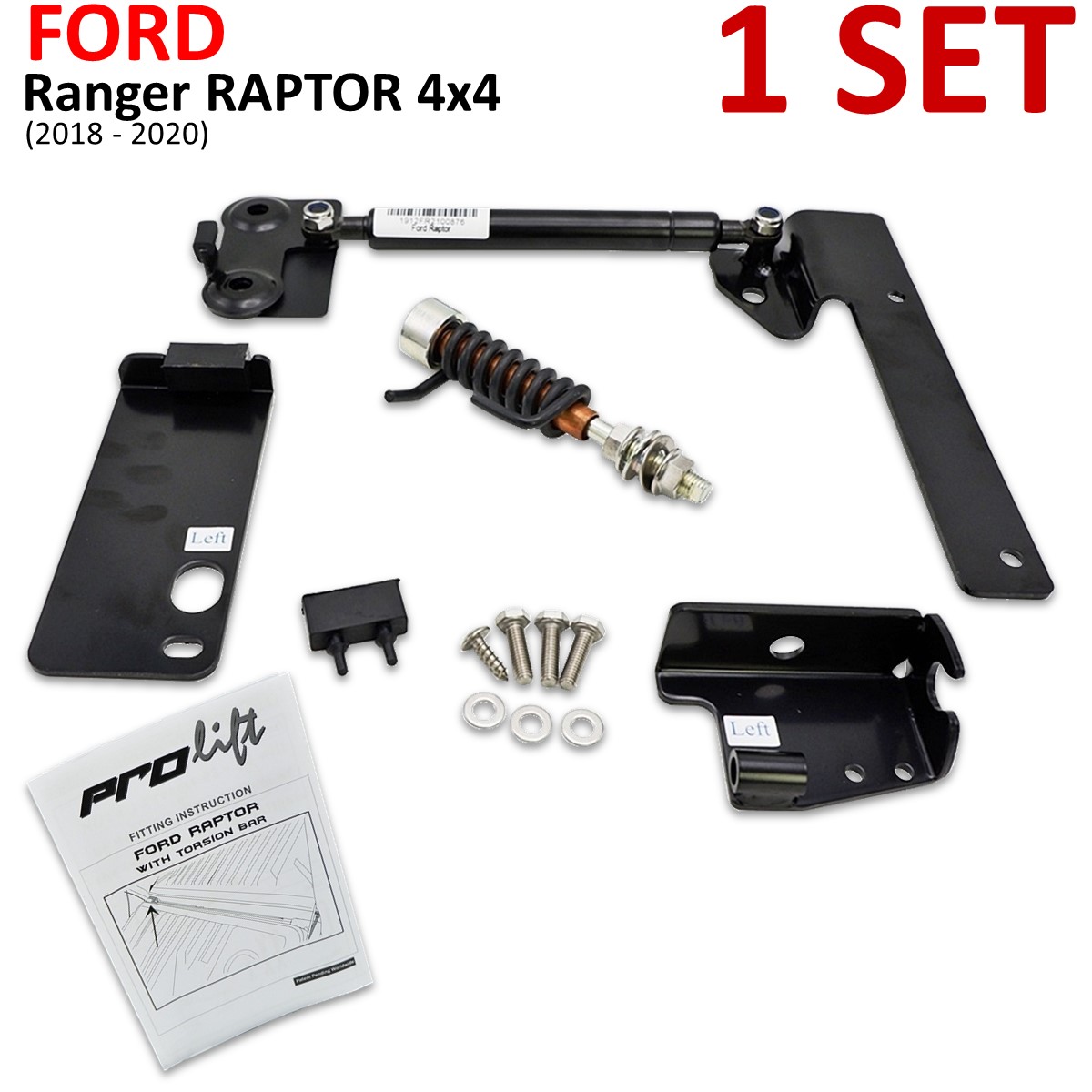 Set Tailgate Prolift Shock Assist Kit Absorber Fits Ford Ranger RAPTOR ...