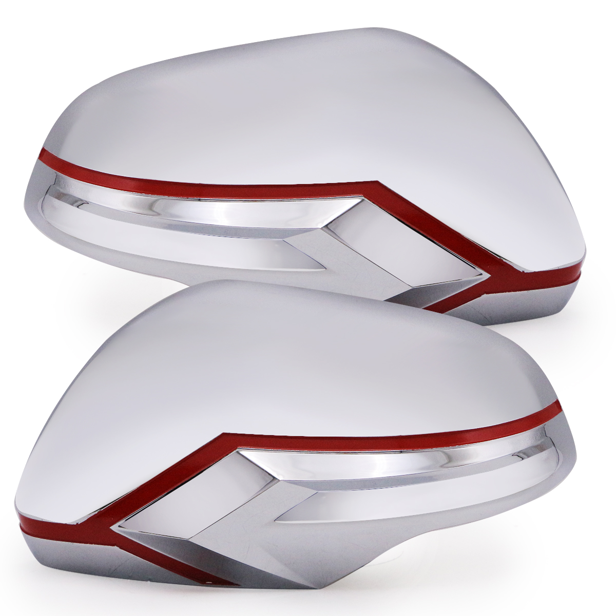 Chrome Side Wing Mirror Cover Trim For Mitsubishi L200 Pajero Sport